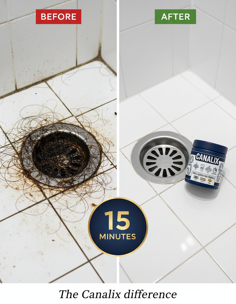 Canalix— Pipe Unblocker Foaming Powder | Triple Action | Results in 15 Minutes