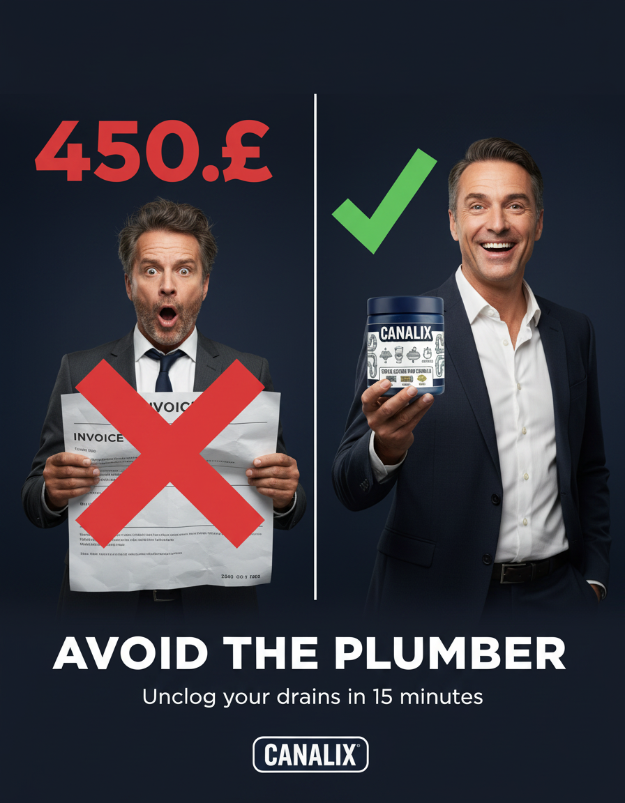Canalix— Pipe Unblocker Foaming Powder | Triple Action | Results in 15 Minutes